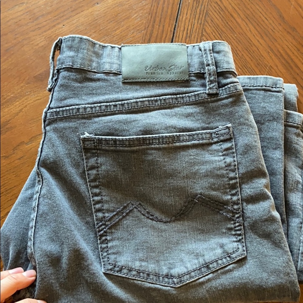 Gray jeans